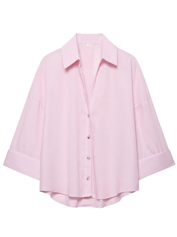 Rachael Oversized Button-Up Shirt