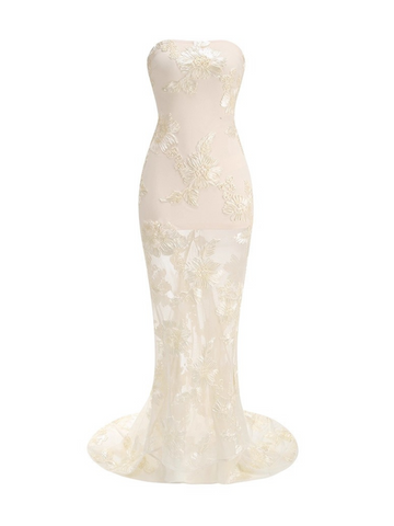 Athena Strapless Mermaid Maxi Dress
