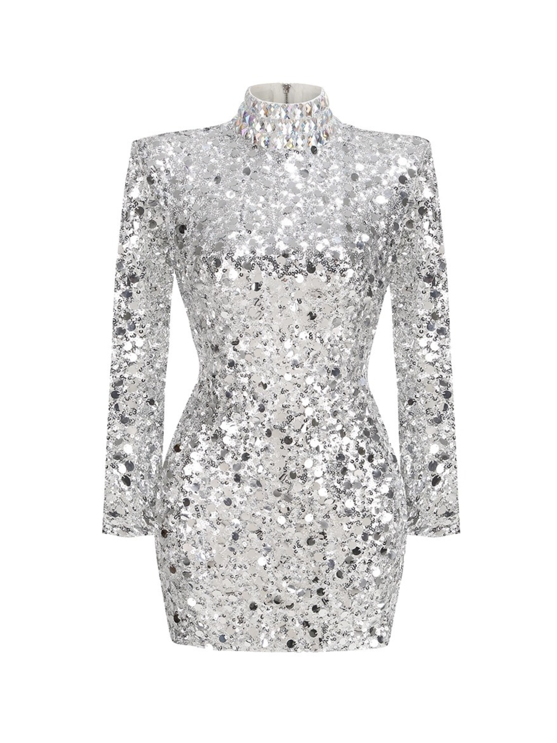 Edith Long Sleeve Sequin Mini Dress Edith Long Sleeve Sequin Mini Dress