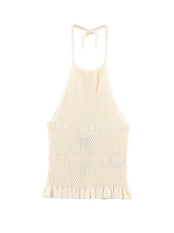 Aela Knit Halter Top