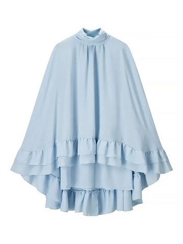 Indie Ruffled Bell Sleeve Mini Dress