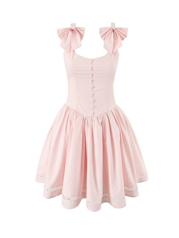 Sahara Bow Strap Mini Dress