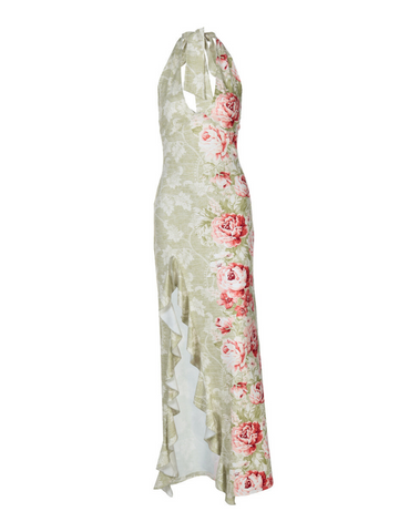 Ellena Vintage Floral Maxi Dress