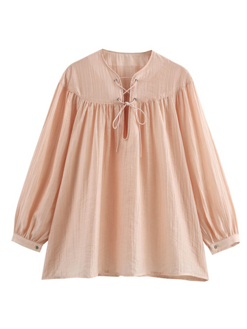Renesmee Tie-Front Blouse