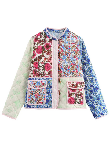 Lexy Vintage Patchwork Quilted Jacket