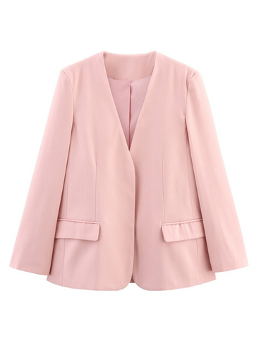 Kimani Pink Loose Fit Blazer