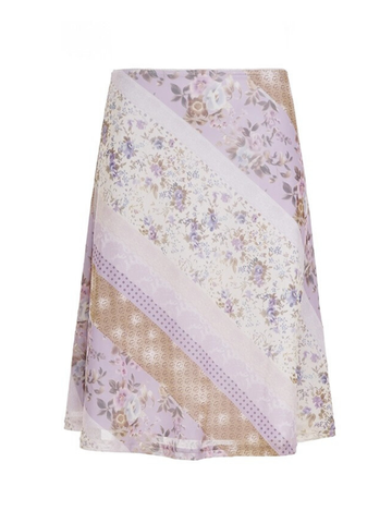 Freyja Floral Mesh Midi Skirt