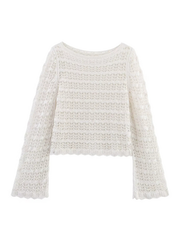 Zipporah Cut Out Knit Top