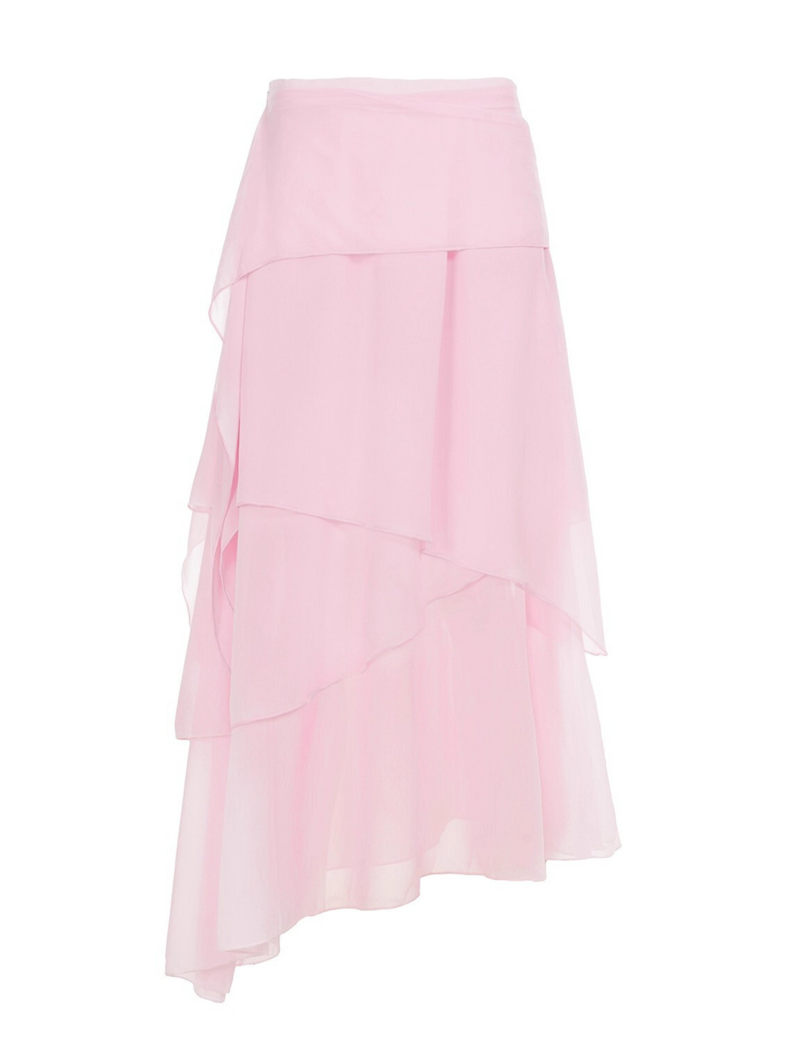 Jacklynn Pink Layered Maxi Skirt
