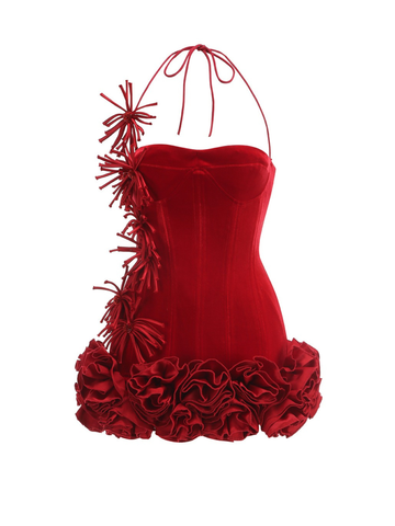 Scarlett Velvet Corset Dress