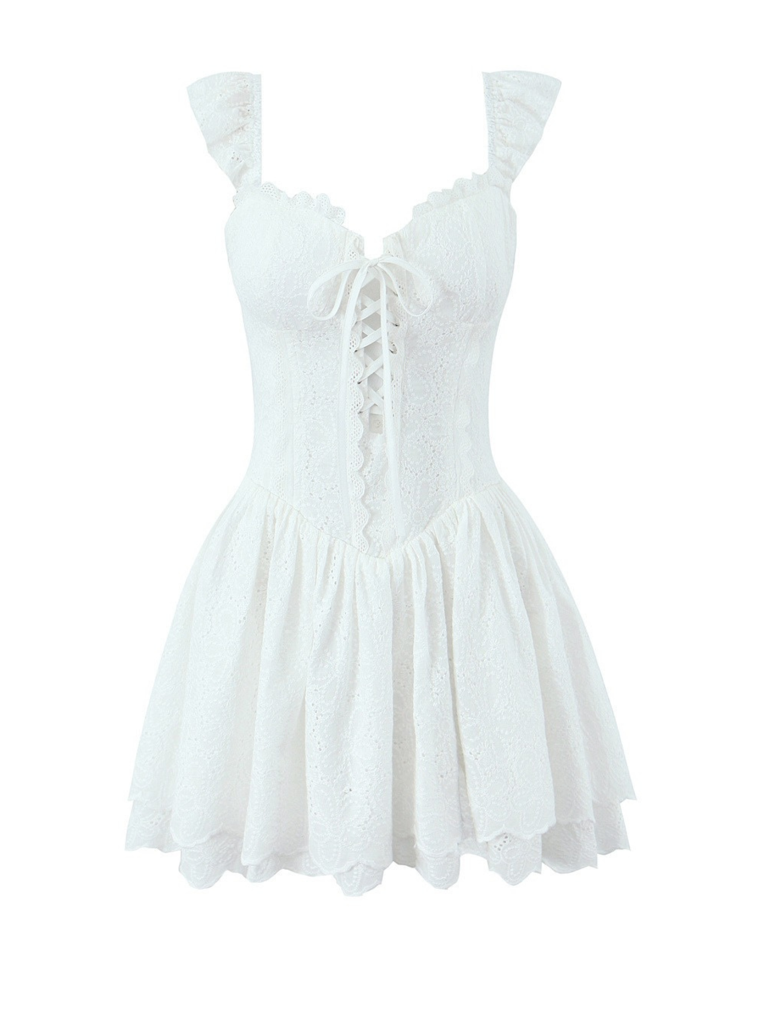 Delina Lace Mini Dress