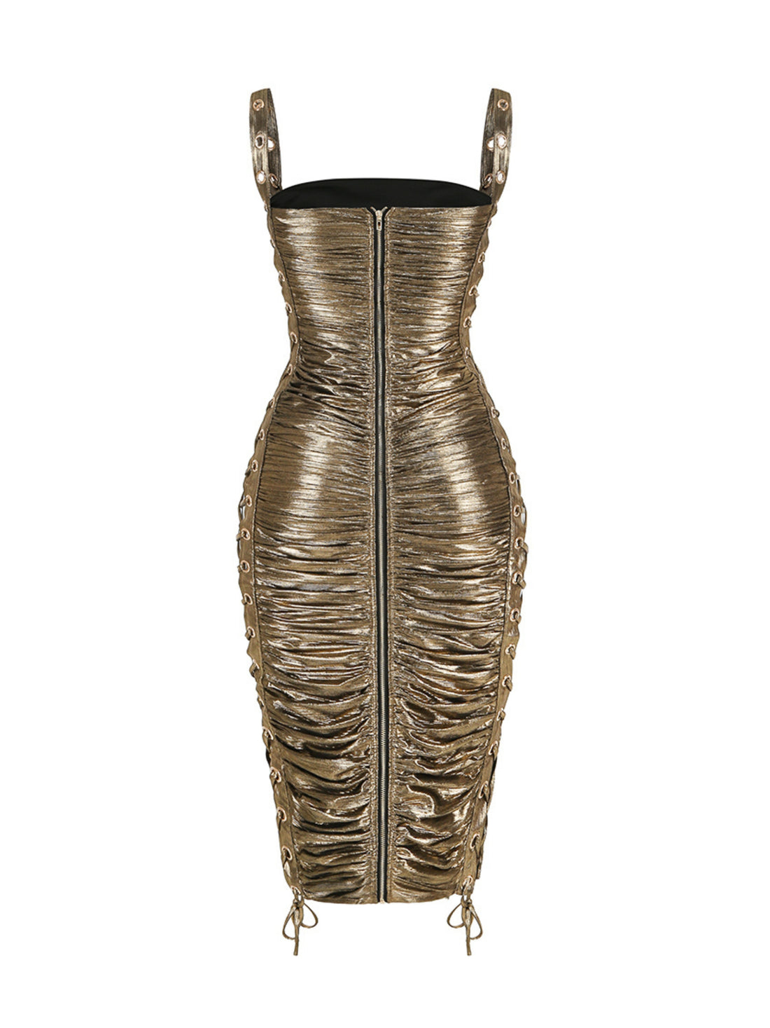 Avalon Bronze Midi Dress