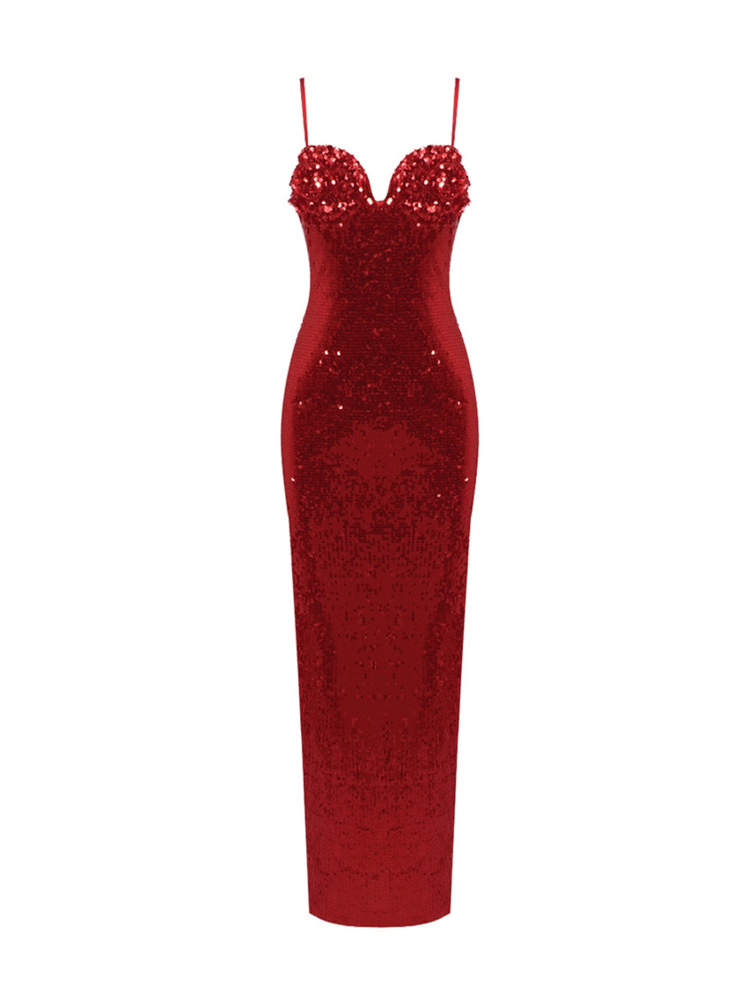 Cordelia Sequin Maxi Dress in Red Cordelia Sequin Maxi Dress in Red