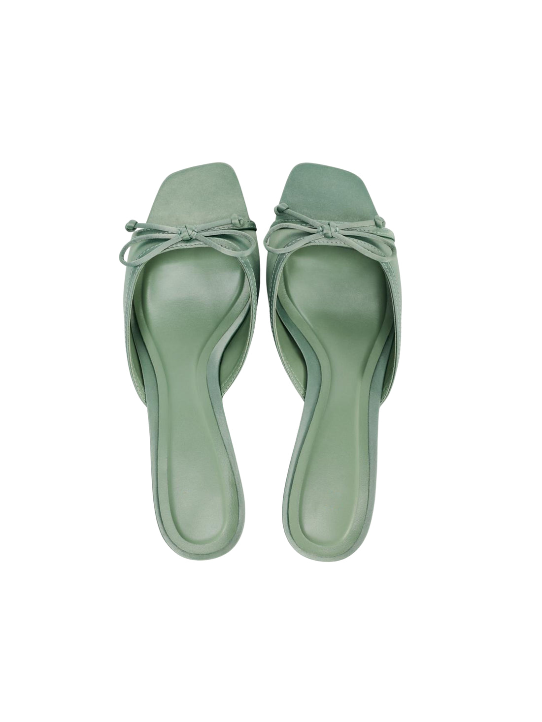 Nanise Bow Sandals in Green