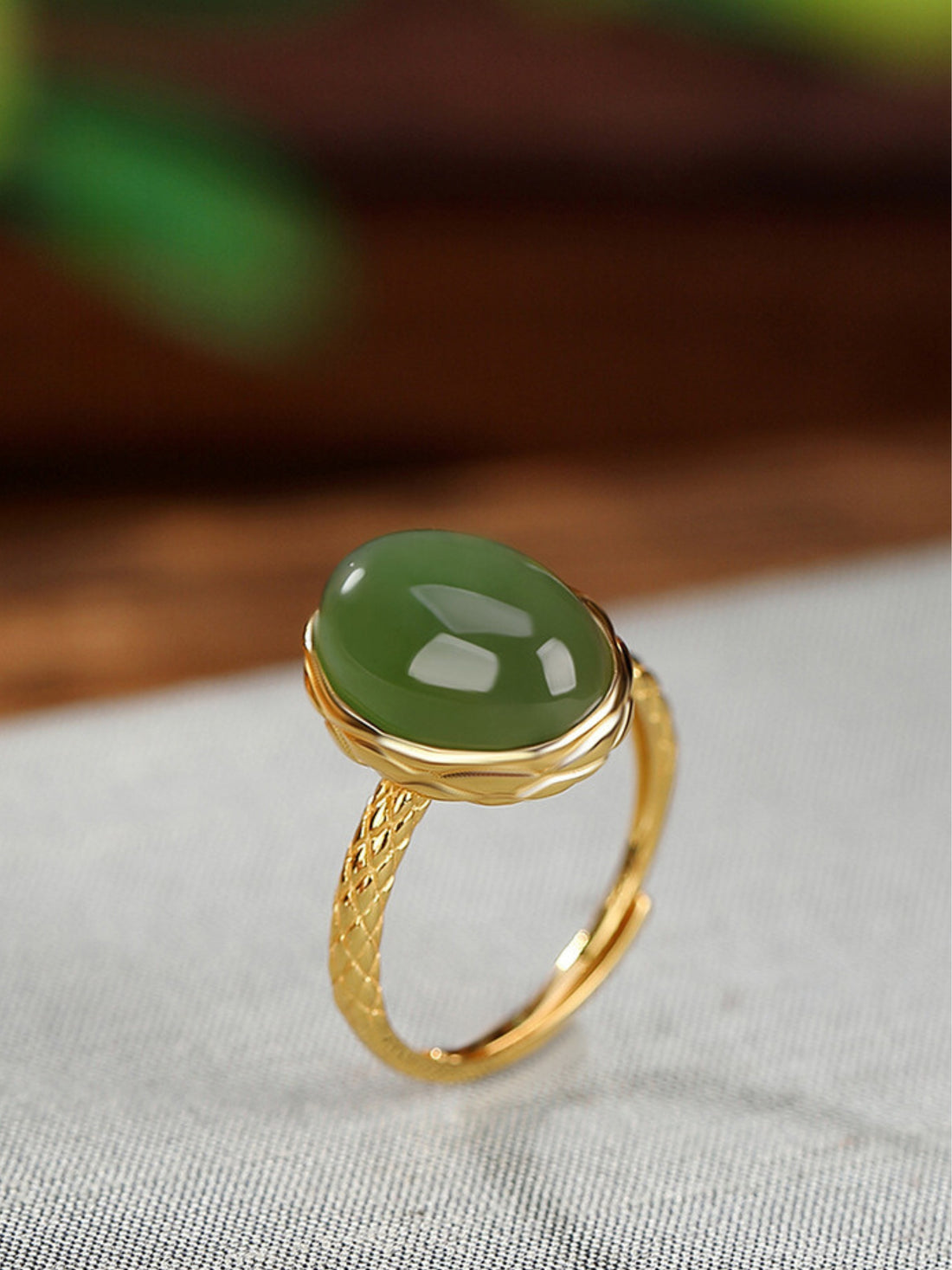 Soren Jade Silver Ring