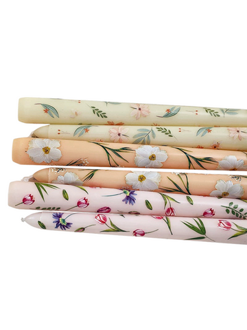 Lyra Pastel Garden Floral Candles