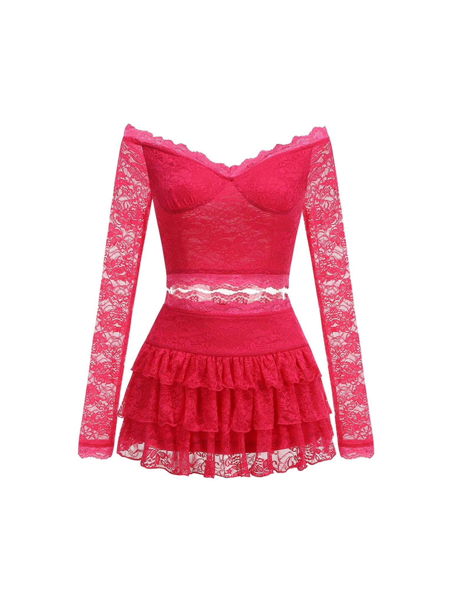 Asia Lace Skirt Set