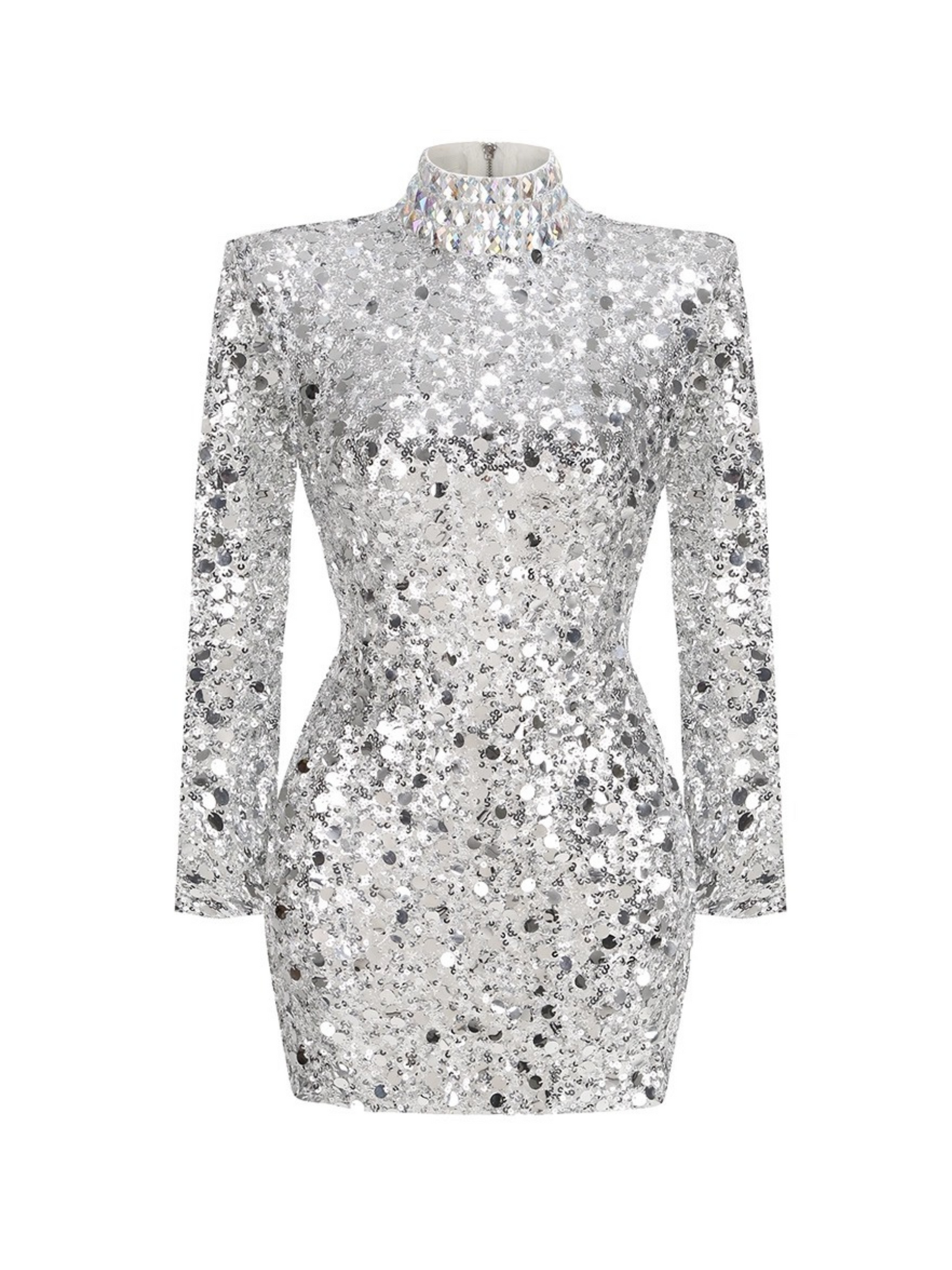 Edith Long Sleeve Sequin Mini Dress