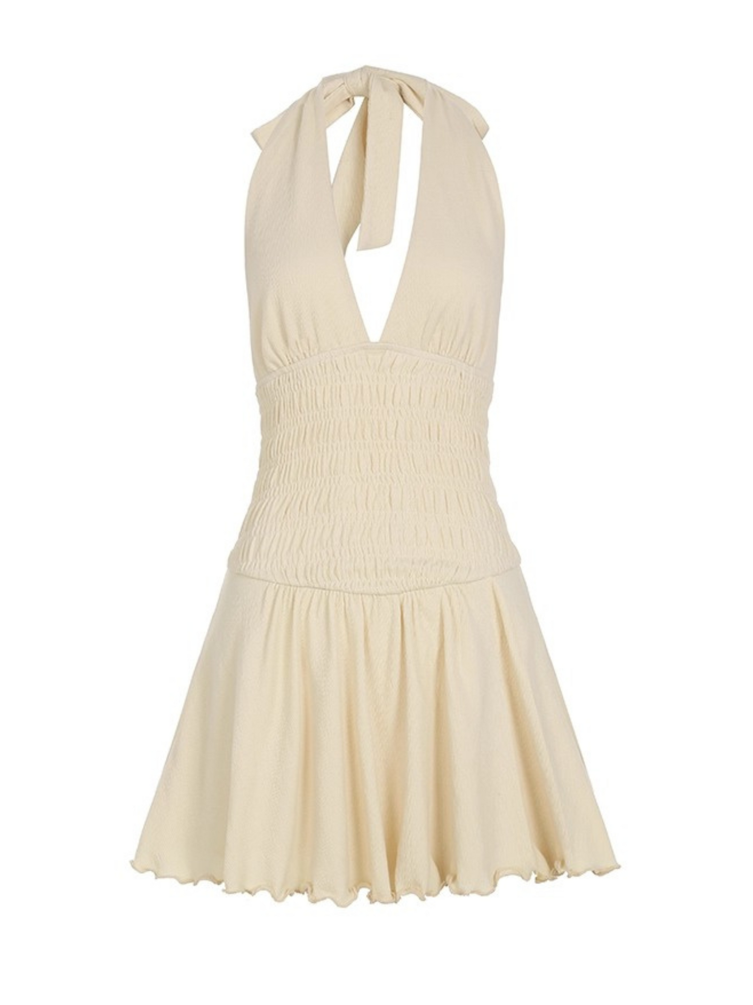 Reya Halter Backless Mini Dress
