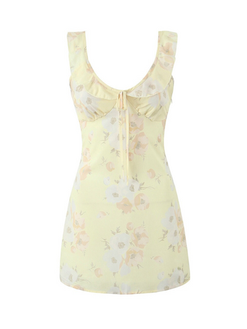 Ainsleigh Floral Ruffled Mini Dress