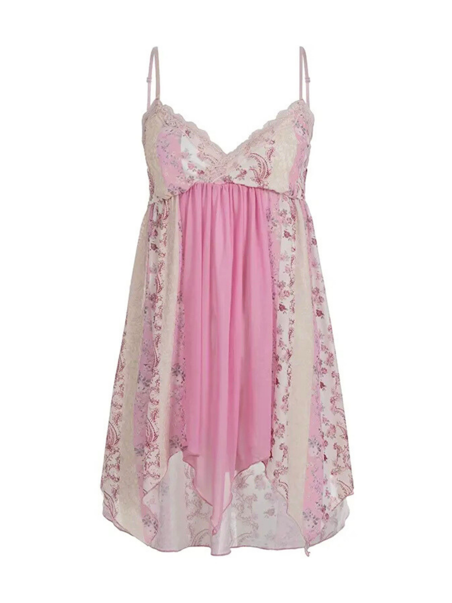 Alexia Pink Lace Long Top