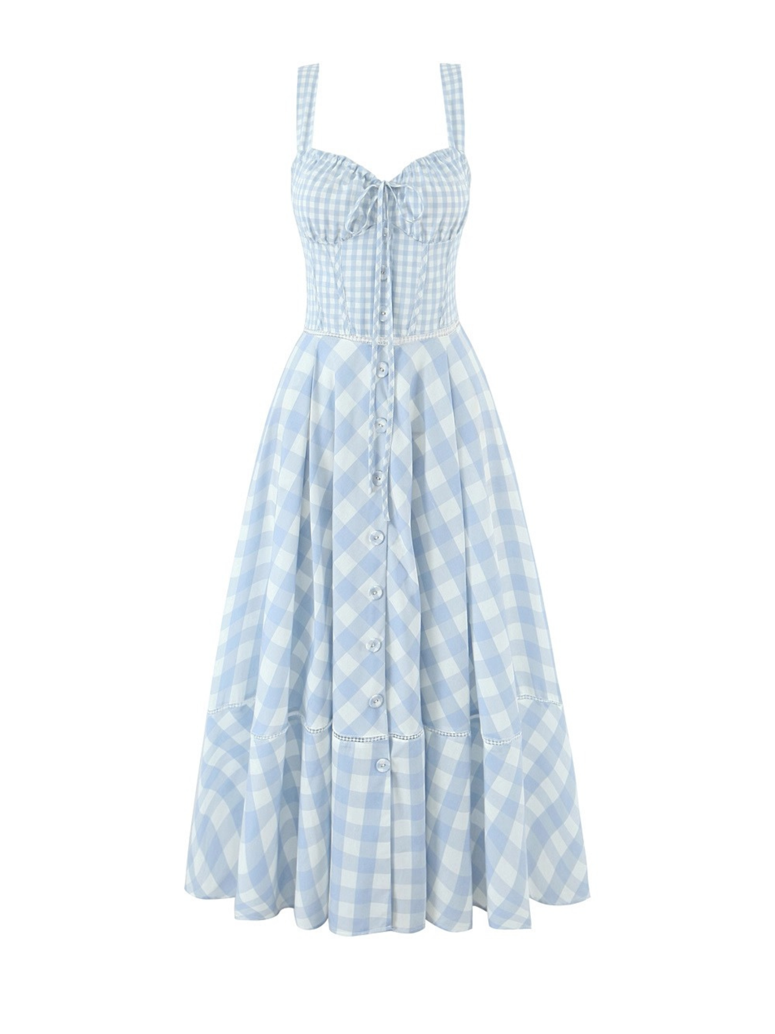 Aleyza Plaid Maxi Dress