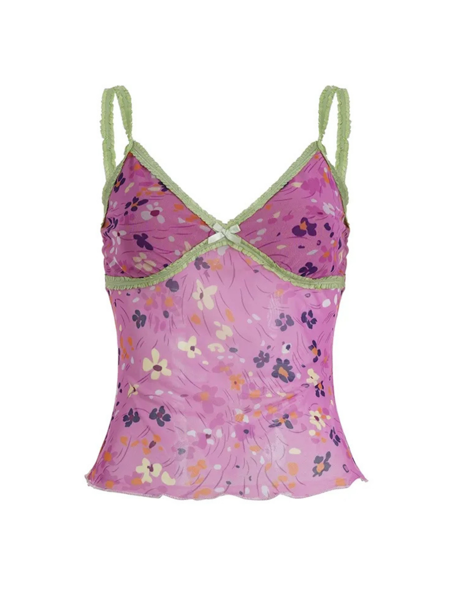 Mina Floral Mesh Top