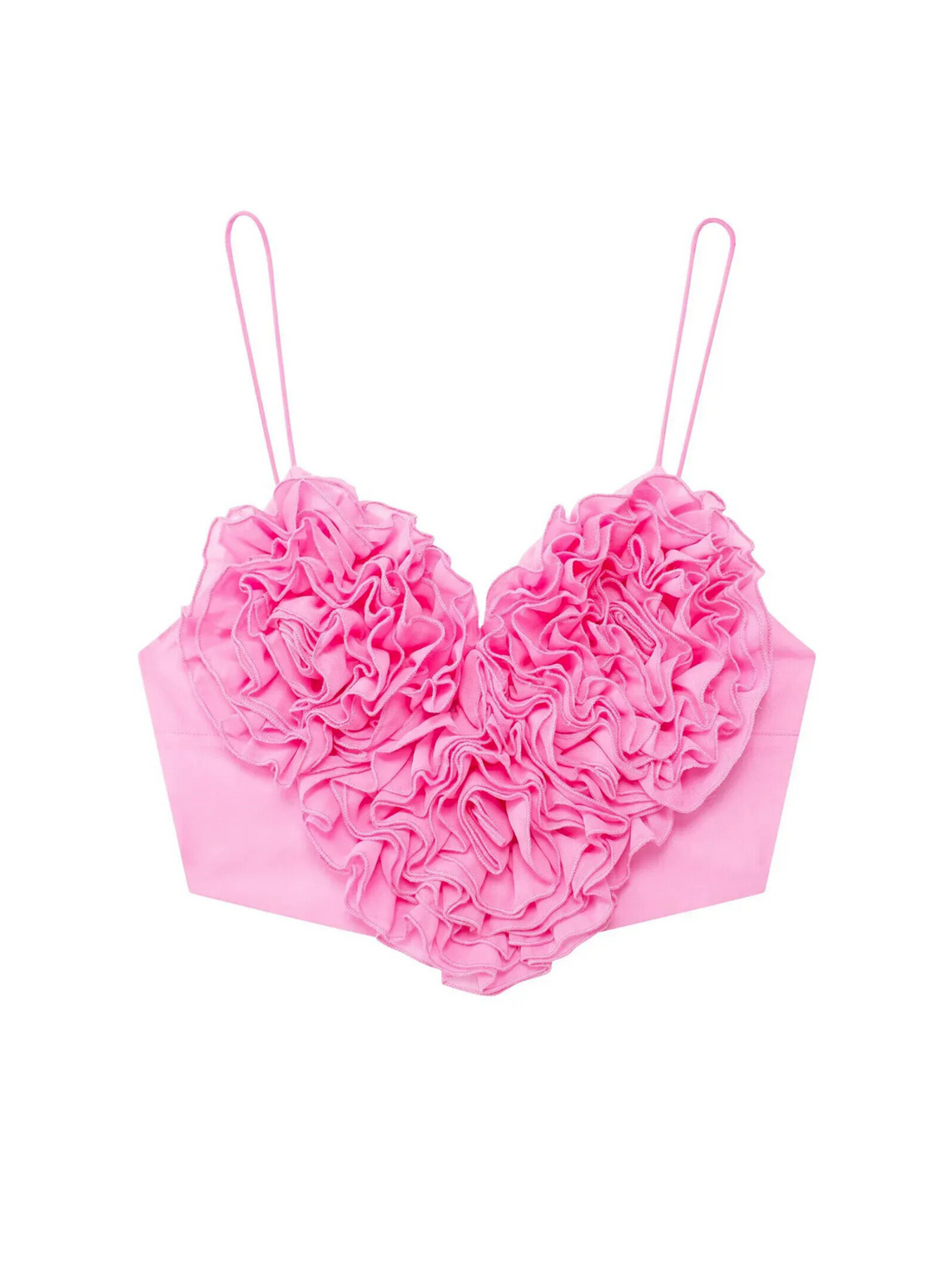 Liana Puffy Heart Crop Top