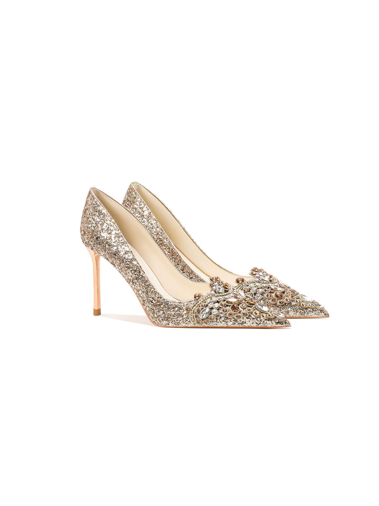 Ella Rhinestone Stiletto Heels