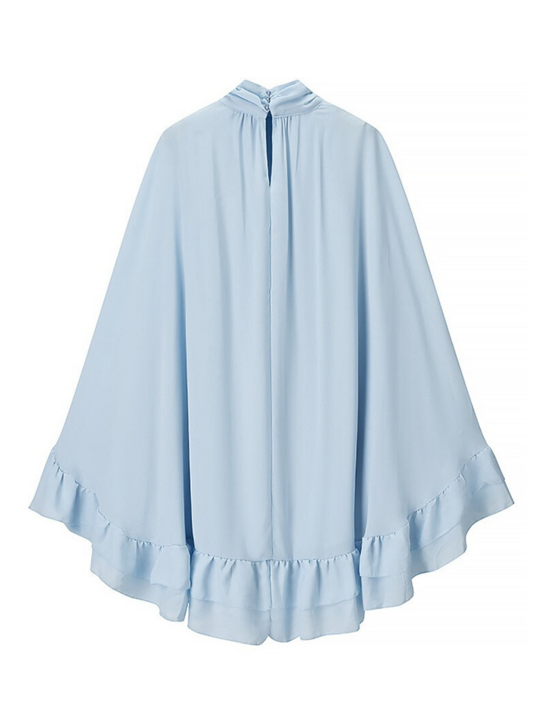 Indie Ruffled Bell Sleeve Mini Dress