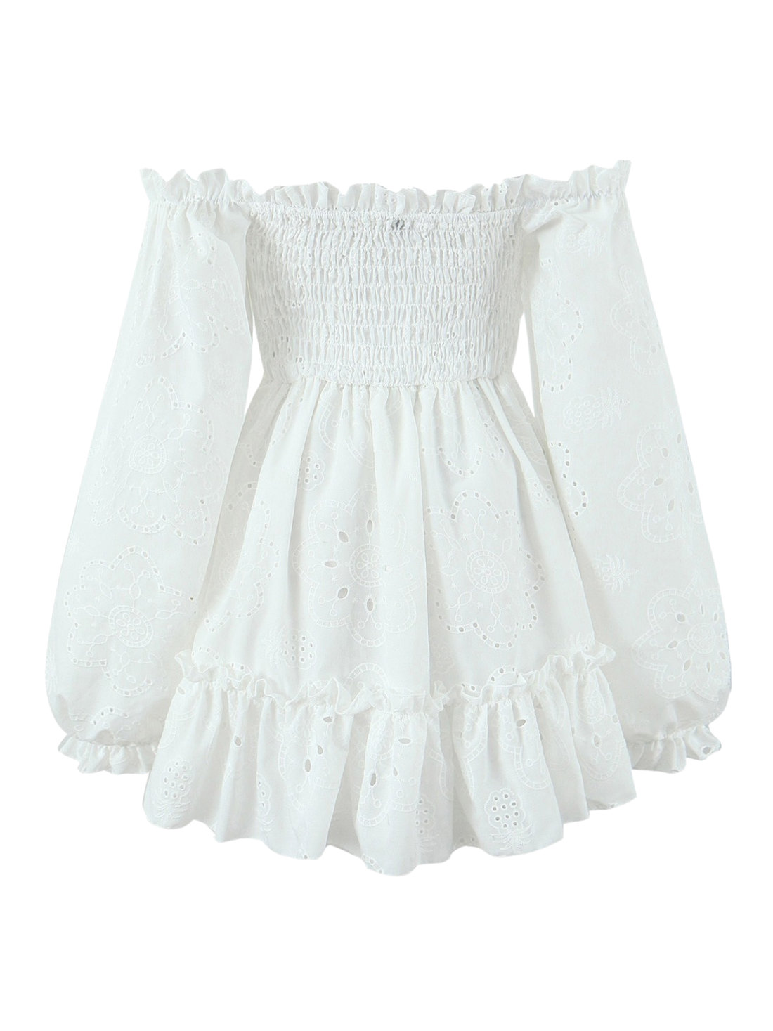 Nairobi Off Shoulder Ruffle Mini Dress