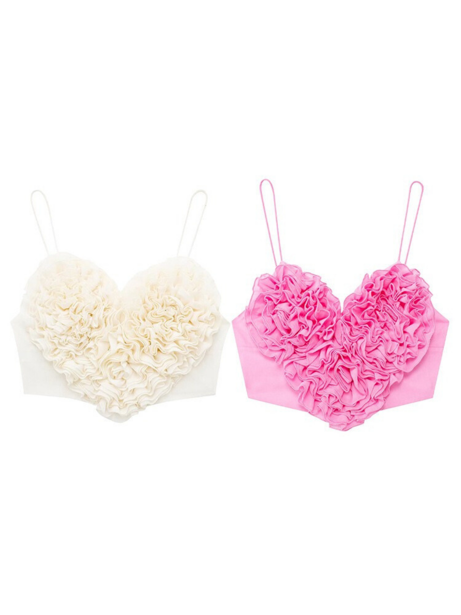 Liana Puffy Heart Crop Top