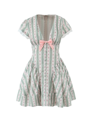 Ellis Puff Sleeve Mini Dress