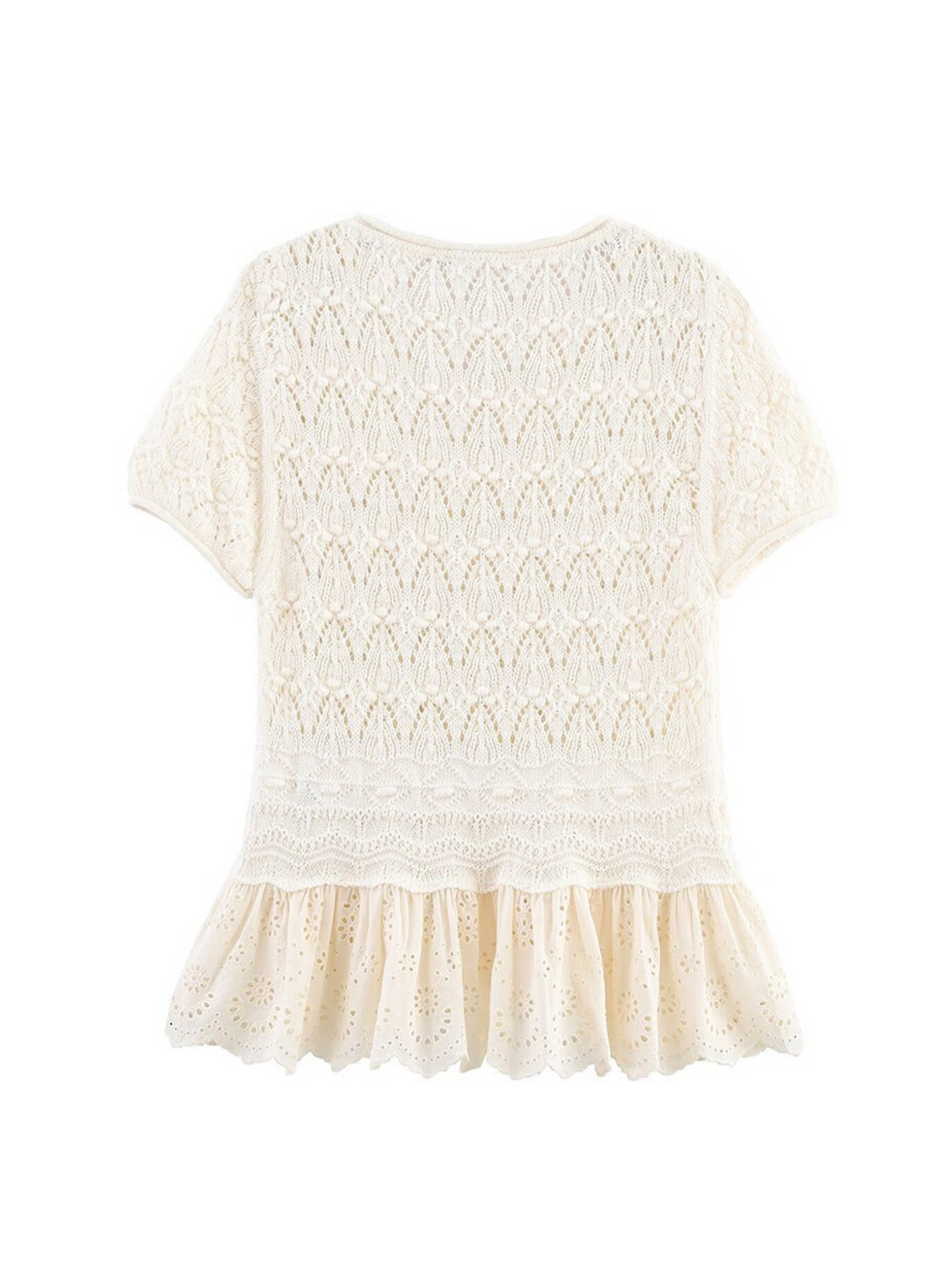 Kambri Knitted Button-Up Top