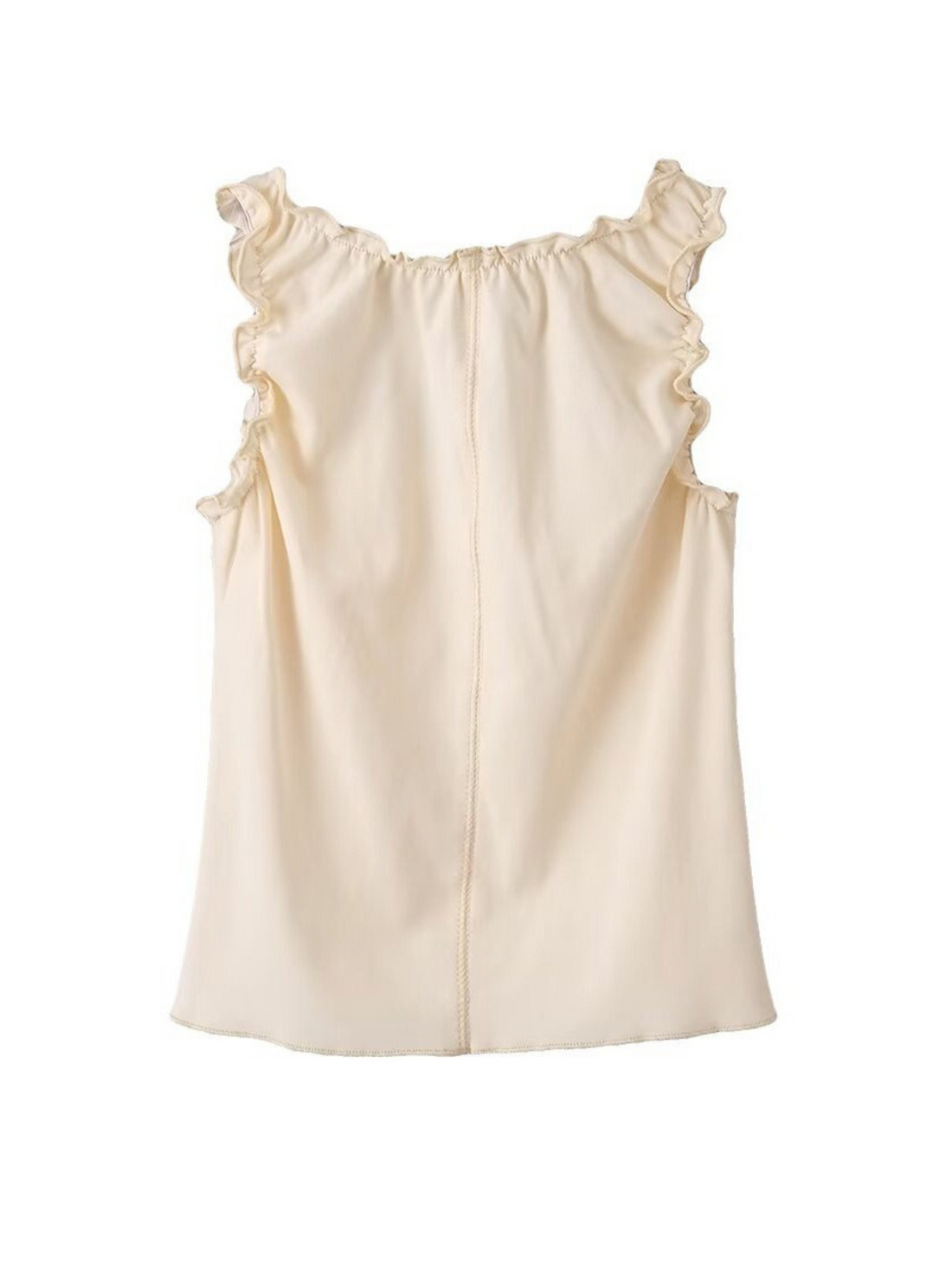 Ayelet Cropped Ruffle Vest