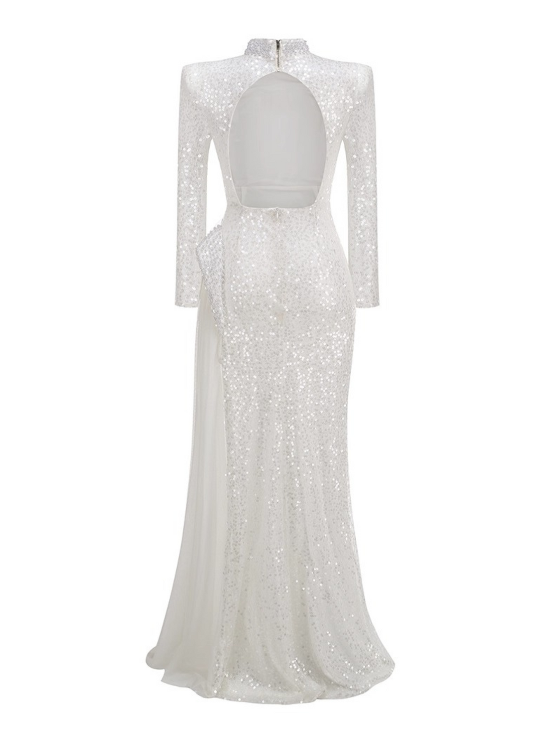 Skylar Sequin Long Sleeve Maxi Dress