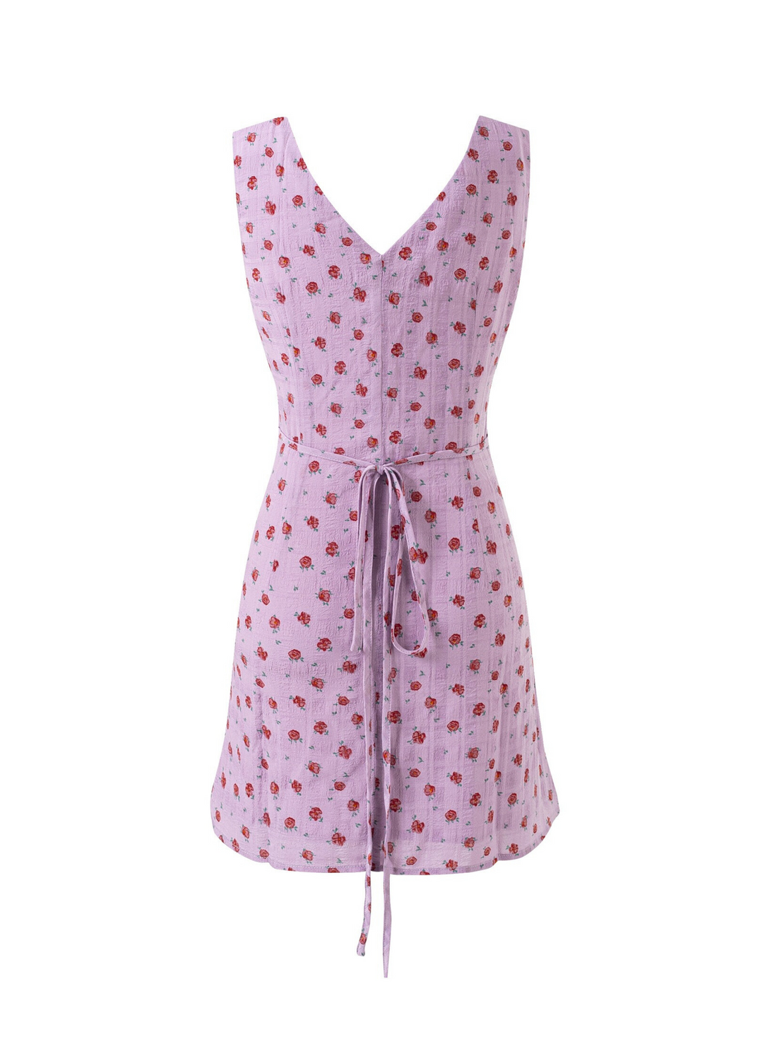 Rachel Rose Print Sleeveless Mini Dress