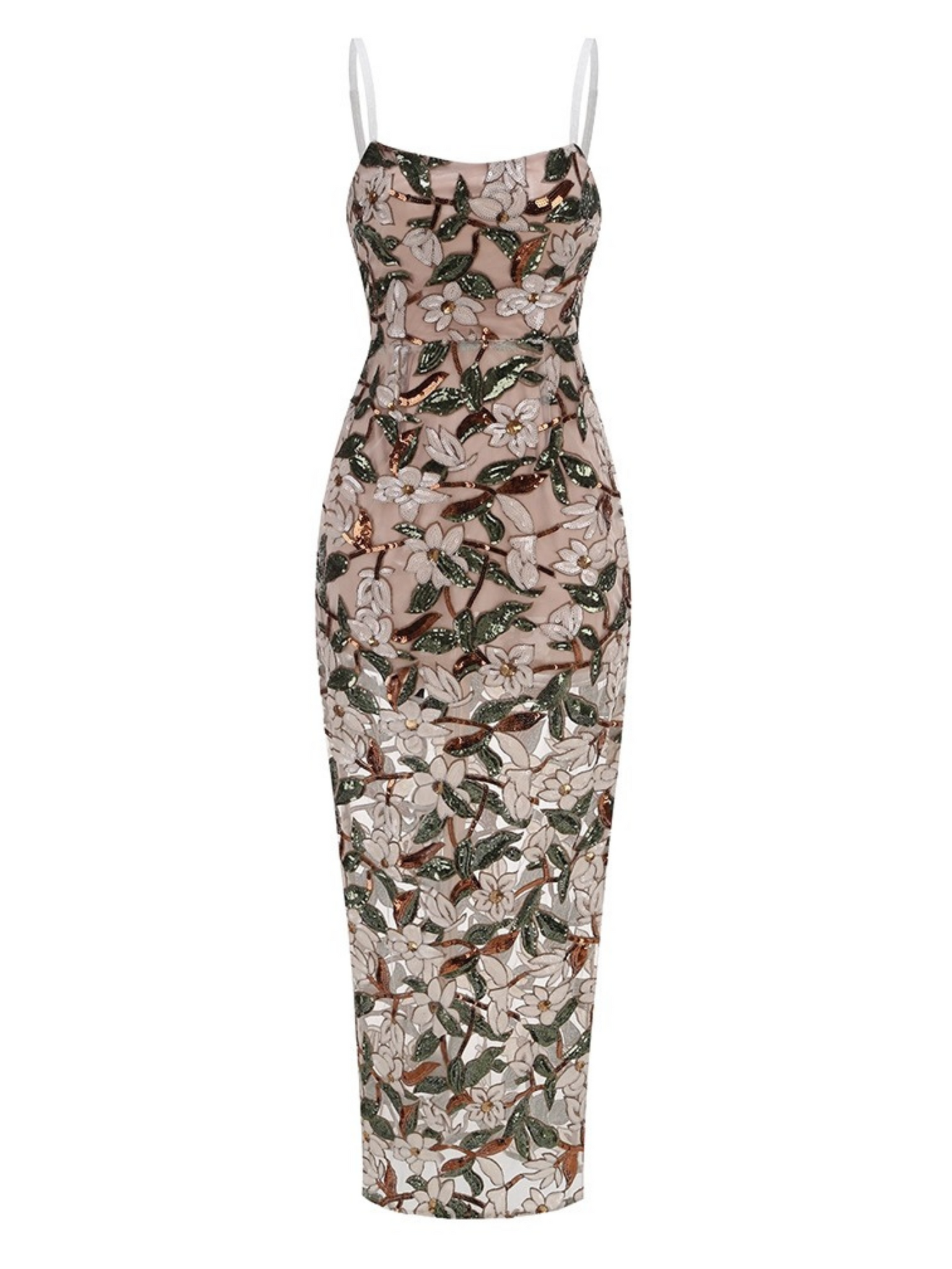 River Embroidered Mesh Dress