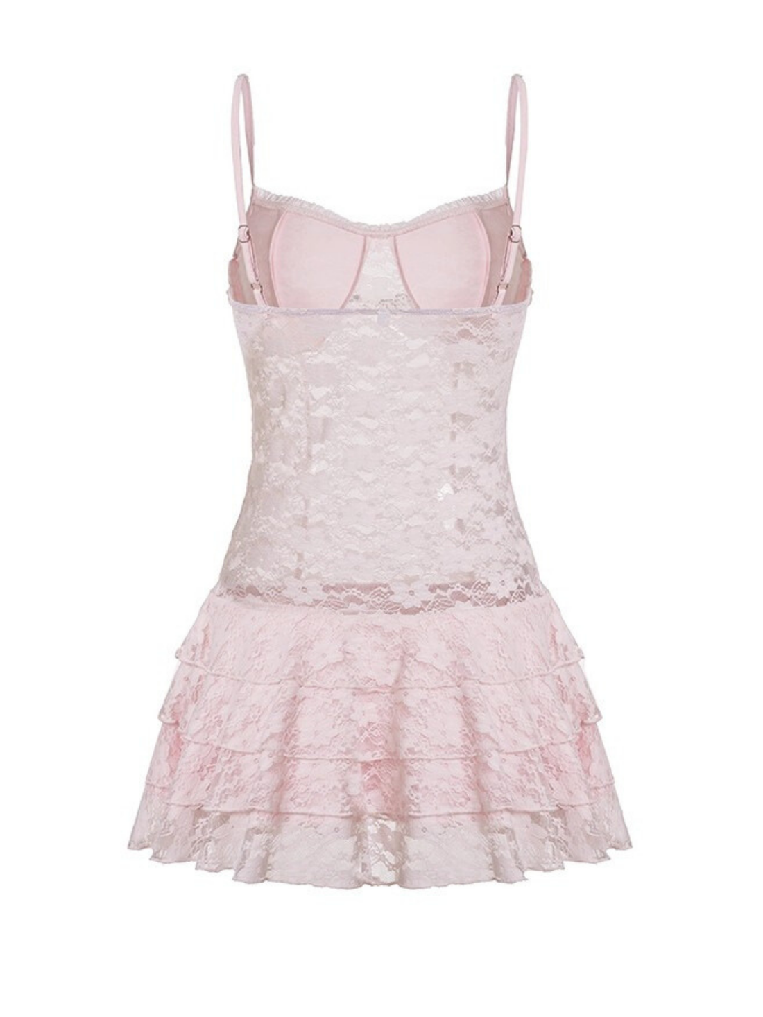 Cailyn Lace Ruffle Mini Dress