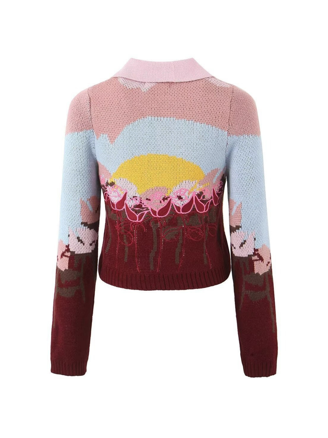 Hazel Embroidered Knit Cardigan