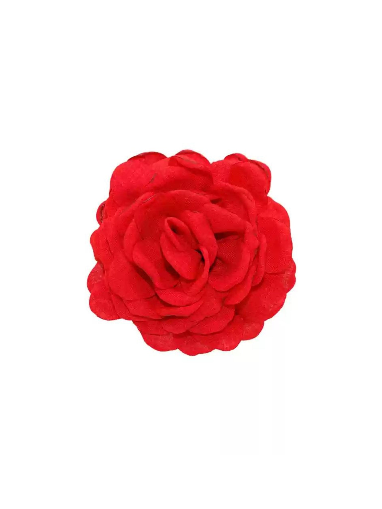 Ellie Floral Hair Clip in Red