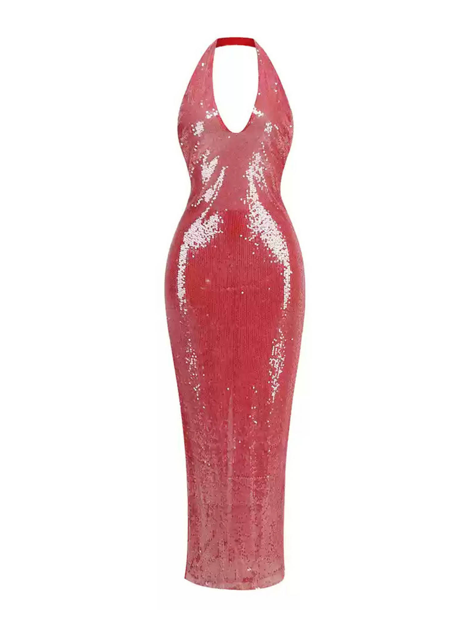 Riona Sequin Halter Maxi Dress Riona Sequin Halter Maxi Dress