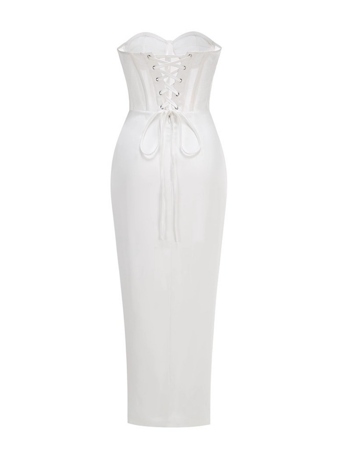 Ember Satin Corset Gown