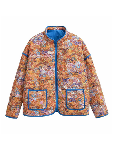 Billie Retro Printed Cotton Jacket