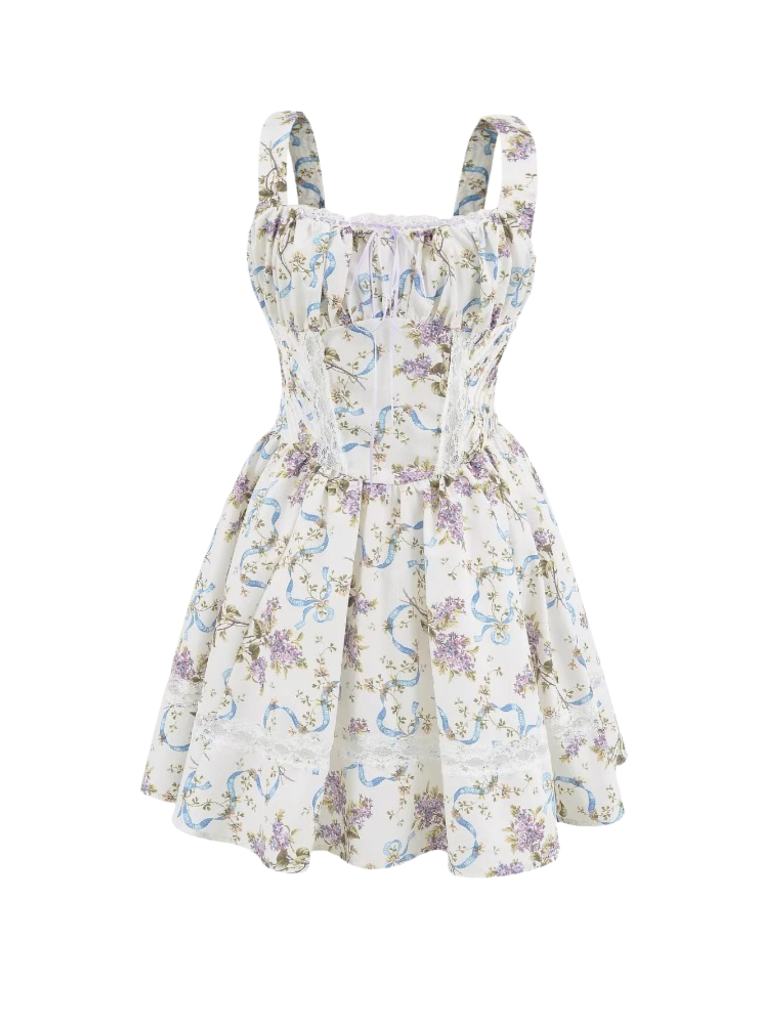 Cosette Floral Lace Mini Dress