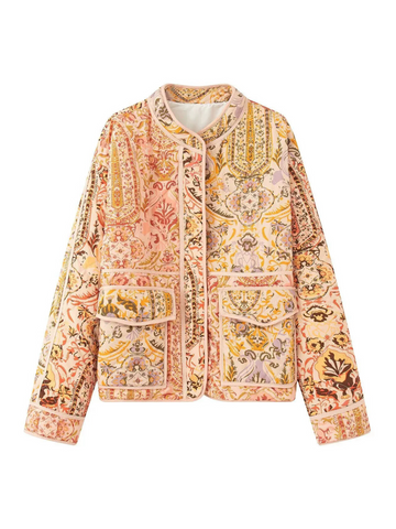 Kaloni Floral Puffer Jacket