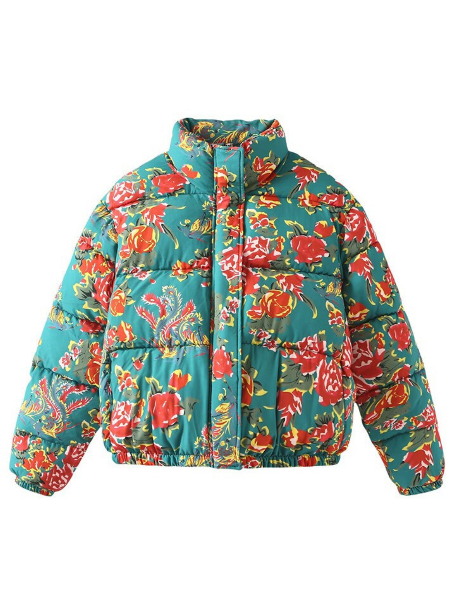 Summer Floral Padded Jacket