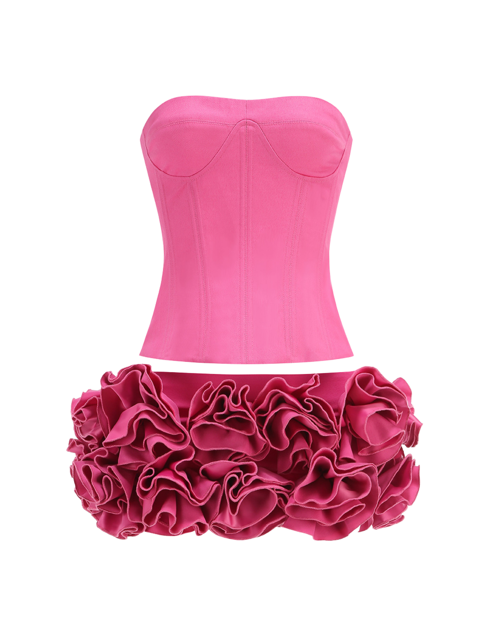 Inna Bloom Corset Mini Dress in Pink Inna Bloom Corset Mini Dress in Pink