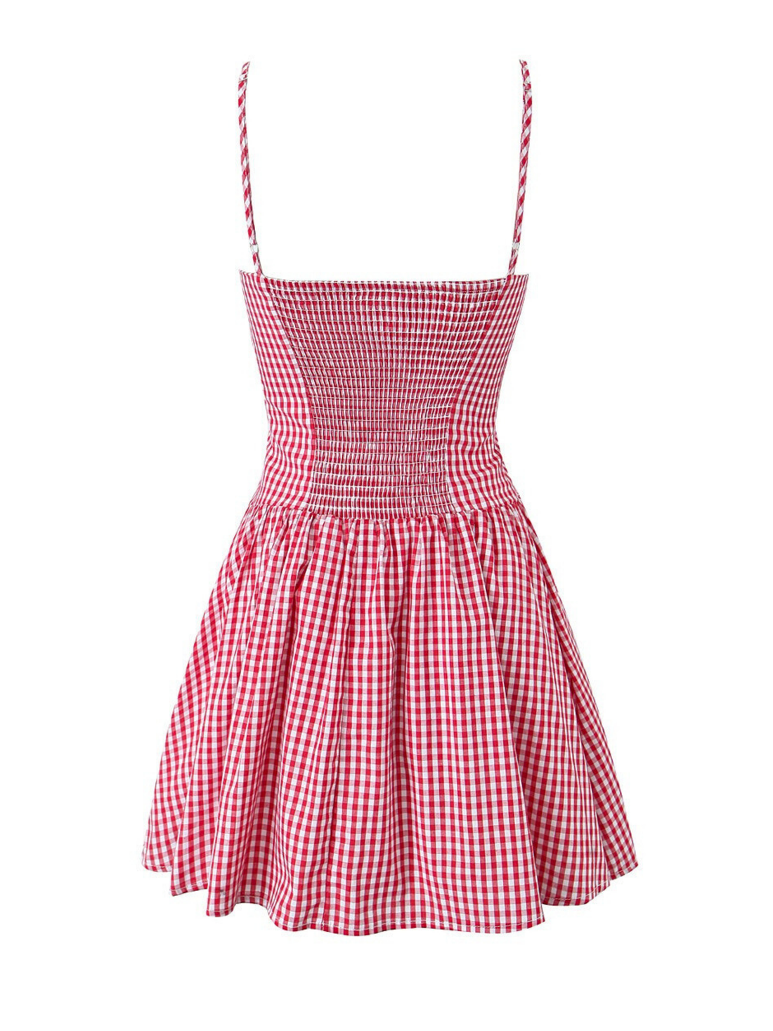 Alexander Plaid Lace Mini Dress