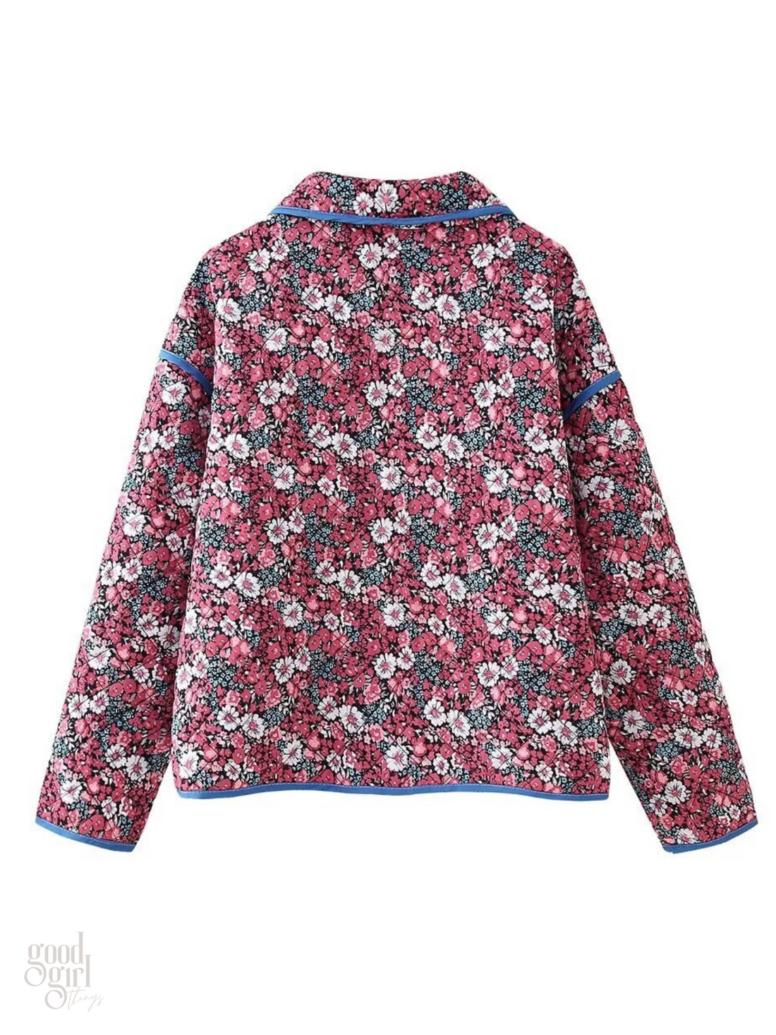 Hayden Floral Quilted Lapel Jacket